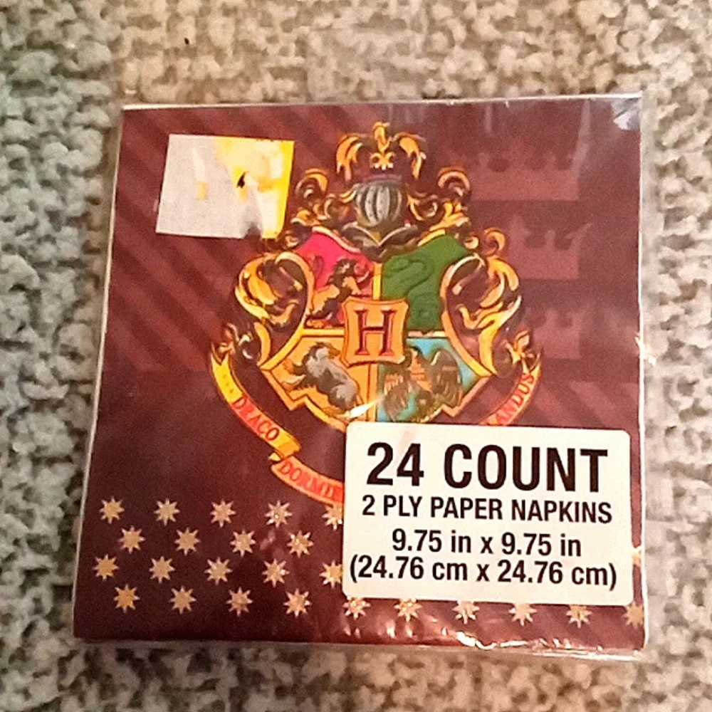 Harry Potter discontinued 24 ct Party Napkins